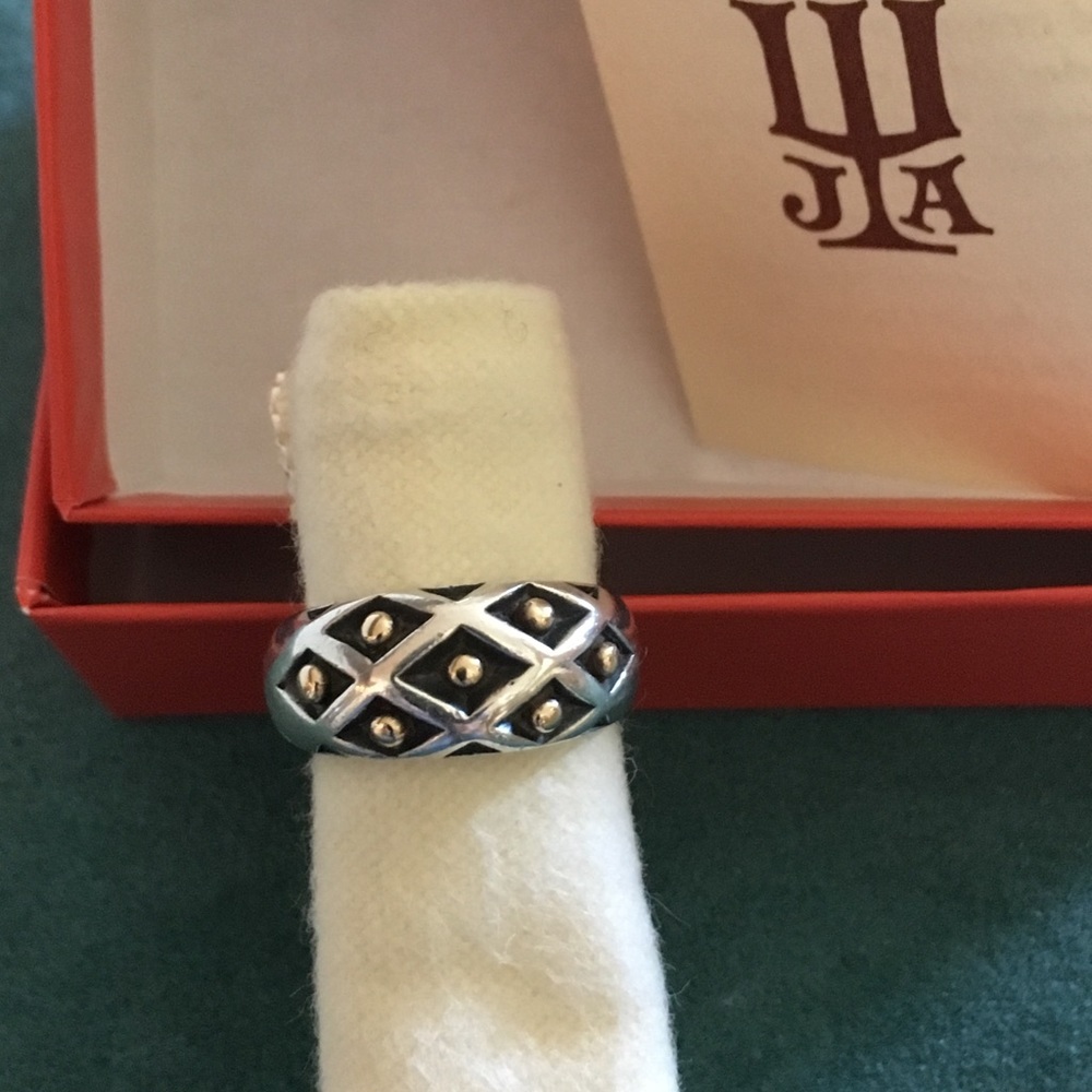 James Avery Retired Rare Lattice Ring